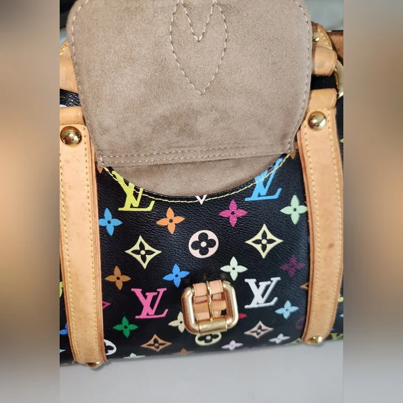 COA! Louis Vuitton Monogram Multicolor Murakami  Aurelia MM - Picture 5 of 16